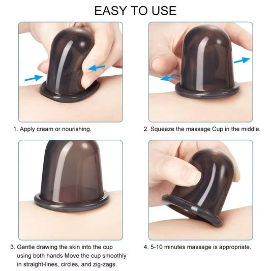 Silicone Vacuum Cupping Massage Jars