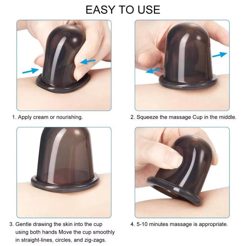 Silicone Vacuum Cupping Massage Jars