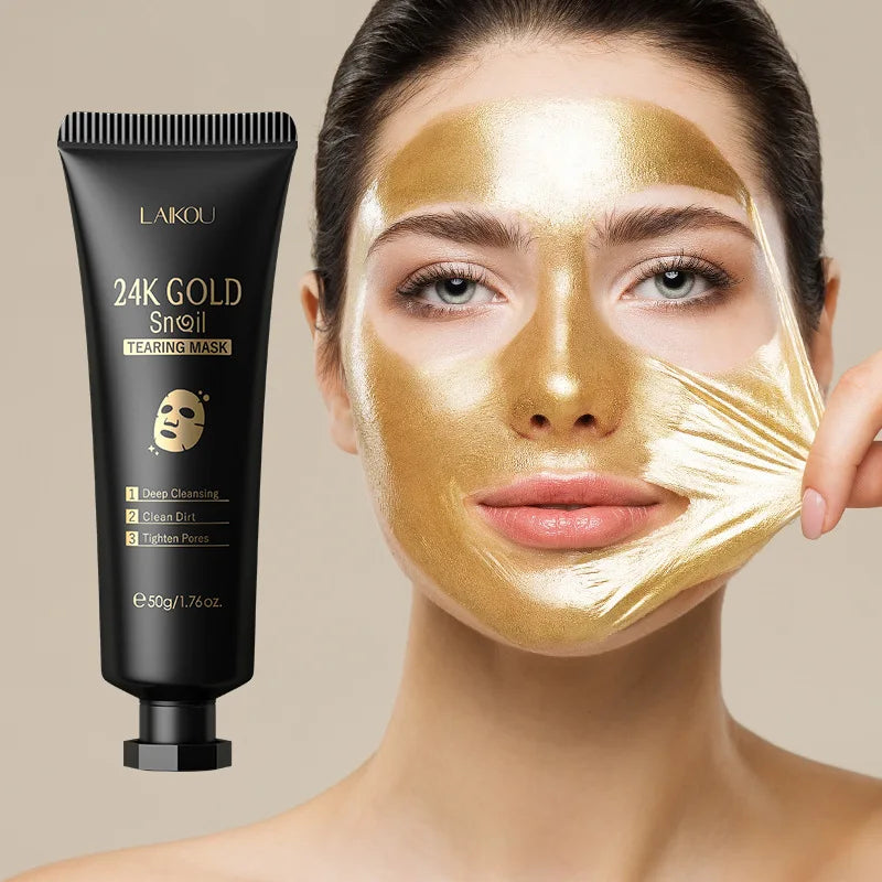 LAIKOU 24K Gold Peeling Face Mask